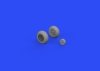 Eduard 648989 P-51B/ C wheels block tread EDUARD 1/48